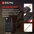 thumbnail image 2 of CCIYU X 1 Flip Key Fob with Key Blade 4 buttons Replacement for 02 03 04 05 06 07 08 09 10 for Volkswagen for Golf for Jetta for Passat for Beetle Series with FCC HLO1J0959753AM, 2 of 7