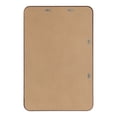 thumbnail image 4 of Kate and Laurel Zayda Radius Rectangle Framed Wall Mirror, Walnut Brown 24x36, 4 of 8