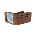 thumbnail image 4 of Dteck for Galaxy Z Flip 5 Wallet Case, Business Style Premium PU Leather Galaxy Z Flip 5 Card Holders Slim Fit for Women Men Protective Phone Case for Samsung Galaxy Z Flip 5 5G 2023,Brown, 4 of 6