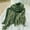 Green, variant on New Ins Vintage Classic Floral Print Scarf, Thin Breathable Shawl Neck Scarf, Autumn Winter Pleated Versatile Long Scarf, Scarf