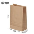 thumbnail image 2 of Grocery/Lunch Bag, Kraft Paper Multipurpose Use, Brown Paper Bags for Shopping, Storage, Small Trash Cans and More 50 Count, 2 of 6