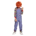 thumbnail image 3 of Disfraz de Chucky para Niños Spooktacular Creations Enterizo y peluca tamaño mediano, 3 of 3