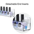 thumbnail image 2 of 6 piezas organizador de esmalte de uñas acrílico transparente estante de pared para esmalte de uñas soporte de almacenamiento de maquillaje para esmaltes de uñas lápices labiales aceite esencial, 2 of 8