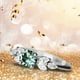 thumbnail image 1 of Fiudx Anillo de Moda con Diamantes Blancos Naturales, Joyería Romántica para Bodas, Talla 7, 1 of 4