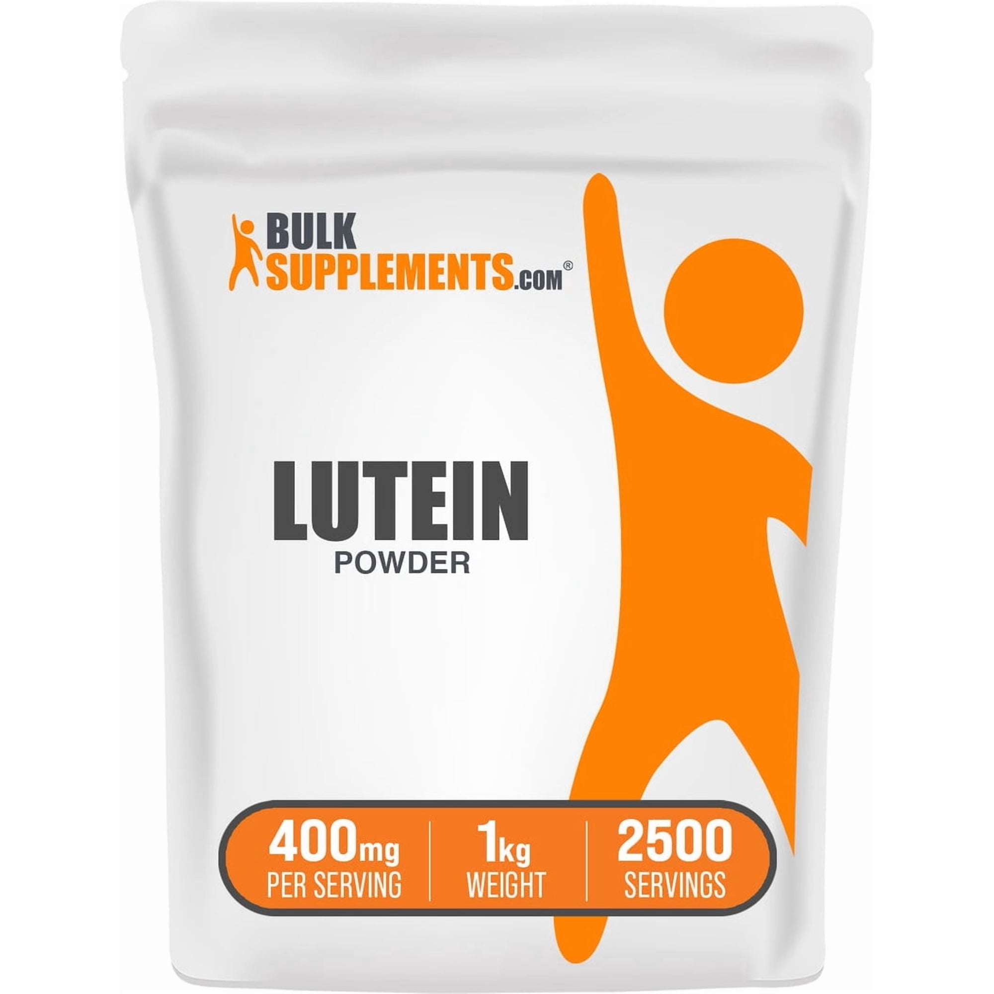 BulkSupplements Lutein Powder - From Marigold Extract, 400mg per Serving - 1 Kilogram (2.2 lbs) - 2500 Servings