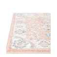 thumbnail image 6 of Unique Loom Aurelia Collection Area Rug - Hadrian (6' Square Rose/Gray), 6 of 7