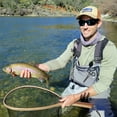 thumbnail image 6 of Fly Fishing Net, Soft Mesh Trout Net with Handle, Catch and Release Landing Net for Freshwater, Saltwater, Gift for Anglers & Fly Fishing Enthusiasts, 6 of 10