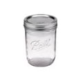 thumbnail image 2 of Frascos Mason Jars Ball 24 Piezas 16 Onzas Vidrio Transparente Con Tapa Con Popote, 2 of 5
