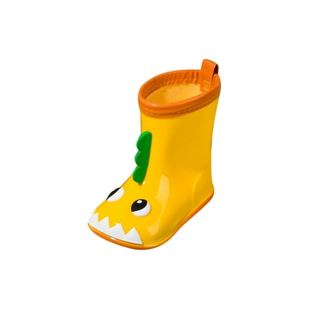 

Honeeladyy Toddler Kid Shoes Toddler Baby Sandals Cartoon Dinosaur Soft And Non-Slip Kids Water Proof Children s Rain Yellow Sales