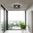 thumbnail image 2 of Warehouse of Tiffany Mico 12 Inch Industrial Flush Mount 2-Light, 2 of 5