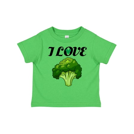 

Inktastic I Love Broccoli Gift Toddler Boy or Toddler Girl T-Shirt