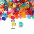 thumbnail image 3 of Kandi Beads Bulk for DIY Crafting Jewelry Making, Transparent, 3 of 5