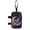 Purple Butterfly Moon Marble, variant on COEQINE Forearm Crutch Bag Walking Cane Accesories Hippie Flower Purple Elbow Crutch Storage Organizer, 2 Zippered Pockets, Lightweight, Hands-Free, for Adults & Seniors