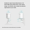 thumbnail image 2 of Yeacher Sensor Human Body Motion Sensor Base Holder 360掳 Rotation for Mijia Human Body Sensor Smart Home Supplies, 2 of 5