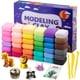 thumbnail image 1 of Arcilla seca al aire, kit de arcilla para modelar de 36 colores con 3 herramientas de escultura, arcilla de espuma mágica para niños y adultos, arcilla para moldear DIY, regalo para niños y niñas, 1 of 9