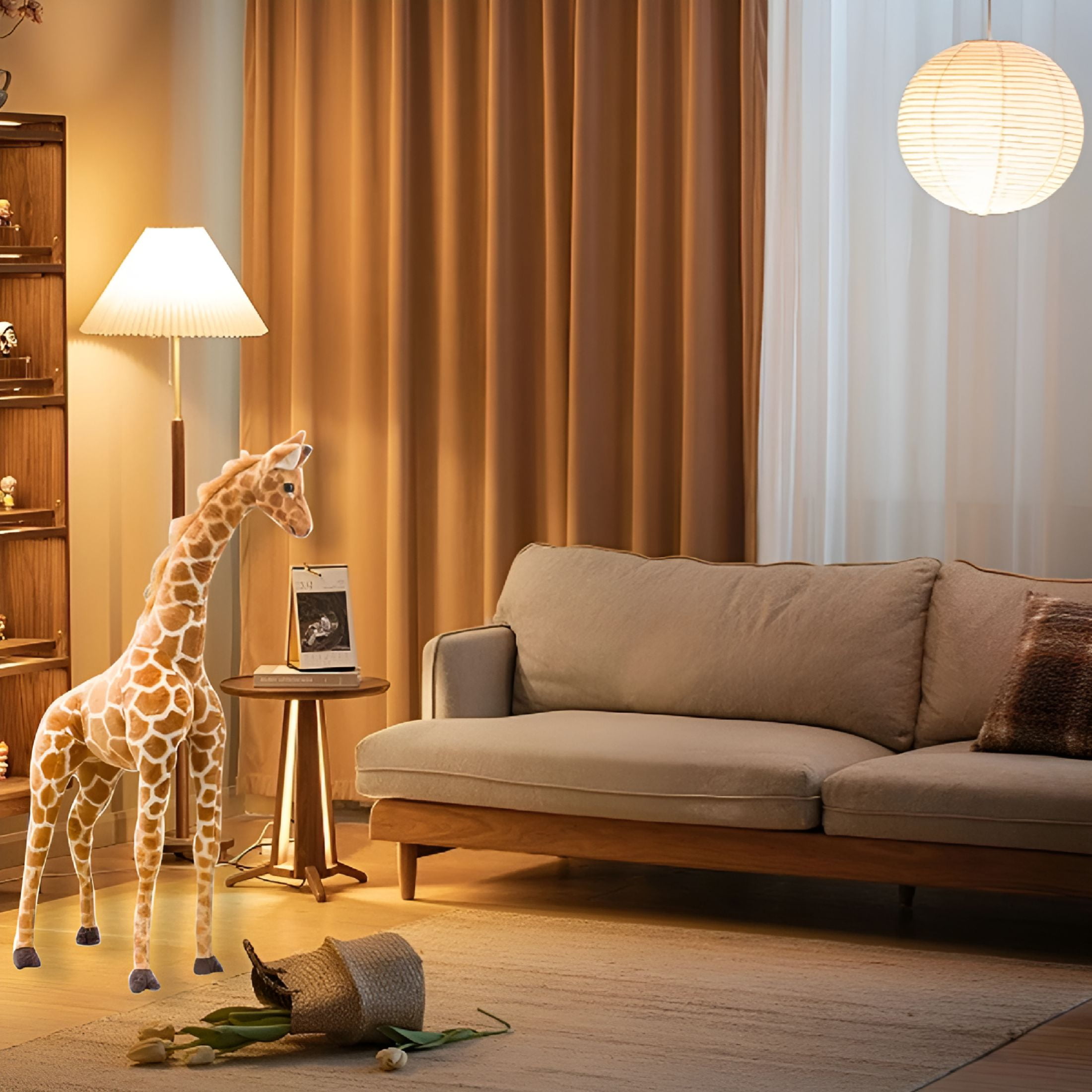 BESTSKY Giant Giraffe Tall Stuffed Animal Plush Giraffe Toy 60cm