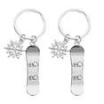 thumbnail image 1 of NUOLUX 2Ud Llaveros Deportivos Snowboard Con Resistente Para Colgar En O, 1 of 7