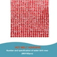 thumbnail image 3 of fastboy Crystal Rhinestone Ribbon Clothing Accessories Sticker Convenient Using Present Decoration Sheet with Shine Appearance Exquisite red 6 hot melt glue, 3 of 5