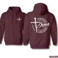 thumbnail image 3 of Jesus Cross Hoodie – The Way The Truth The Life Christian Design – Inspirational Faith Sweatshirt for Men and Women, 3 of 5