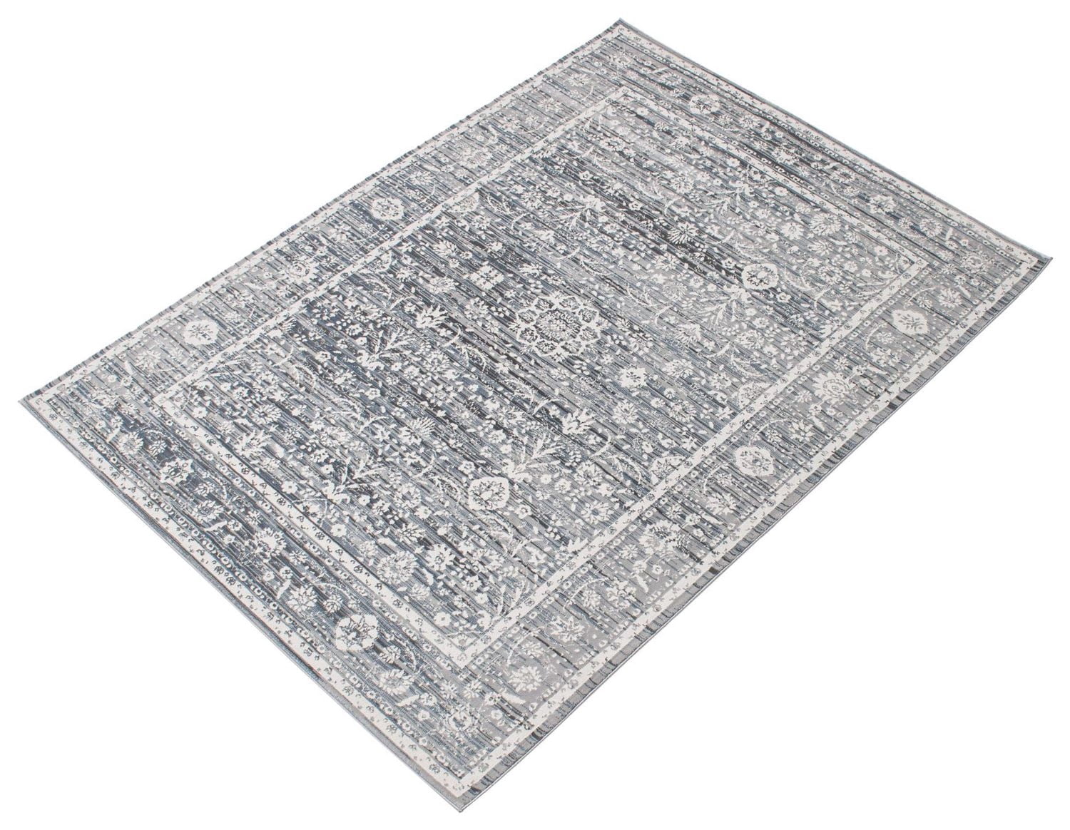 ECARPET Layla Cream, Grey Rug