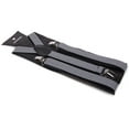 thumbnail image 2 of LELINTA Men's Suspenders Y-Back Clip Suspenders Adjustable Elastic Shoulder Strap - 1'' Wide, Black/ White/ Grey/ Rose Red, 2 of 5