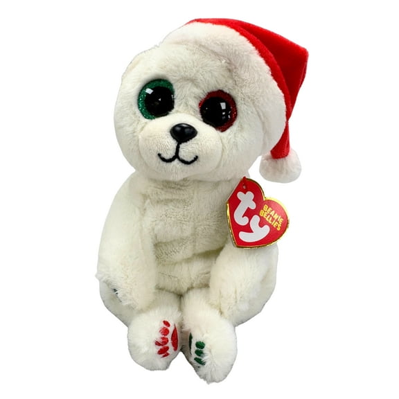 TY Beanie Baby (Beanie Bellies) - EMERY the Polar Bear (6 inch)