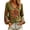 Army Green, variant on Boho Outfits for Women Bohemian V Neck Floral Print Blouses Ethnic Geometric Vintage Lantern Long Sleeve Shirts Loose Fit Dressy Casual Fall Tunics