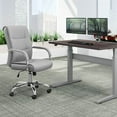 thumbnail image 2 of Lacoo Faux Leather High-Back Executive Ergonomic Office Desk Chair, Gray, 2 of 8