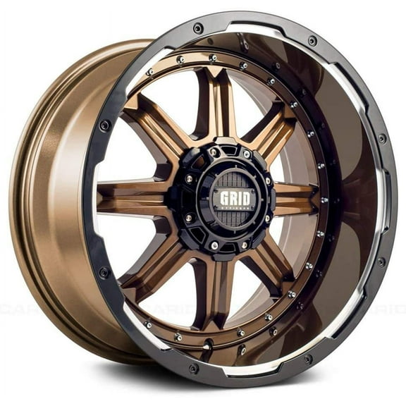 Grid Custom Wheel for 17x9 Inch Rim Gloss Bronze 117955R1