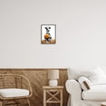 thumbnail image 3 of Stupell Industries Cow with Jack-o-Lantern Holiday Painting Black Framed Art Print Wall Art, 11 x 14, 3 of 9