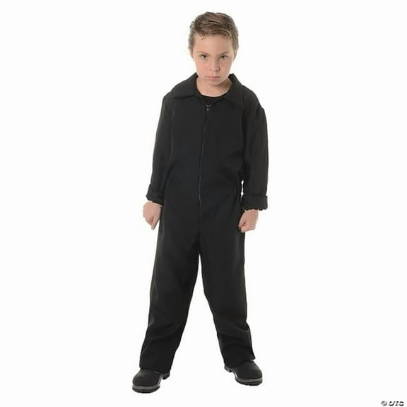 Underwraps UR27625BKSM Boiler Suit Slasher Killer Jumpsuit Childrens Halloween Costume - Small