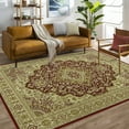 thumbnail image 4 of KTENME Small Area Rug Oriental Traditional Area Rug Persian Area Rug Medallion Collection Non-Shedding Indoor Area Rug for Living Room Bedroom Dining Room, 4 of 9