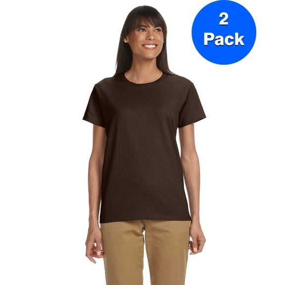 Womens 6.1 oz. Ultra Cotton T-Shirt 2 Pack