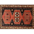 thumbnail image 1 of Ahgly Company Machine Washable Indoor Rectangle Traditional Saffron Red Area Rugs, 8' x 12', 1 of 7