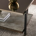 thumbnail image 3 of SEI Thornsett Cocktail Table, 18"H x 43"W x 23-1/4"D, Champagne/Smoke, 3 of 5