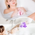 thumbnail image 4 of EcoNesxp Purple African Bath Sponge Bath Body Scrubber Pink 3-Piece Set African Mesh Sponge African Exfoliating Net African Bath Sponge African Scrub Long Net African Face Washing Net Bath Body Scrub, 4 of 5