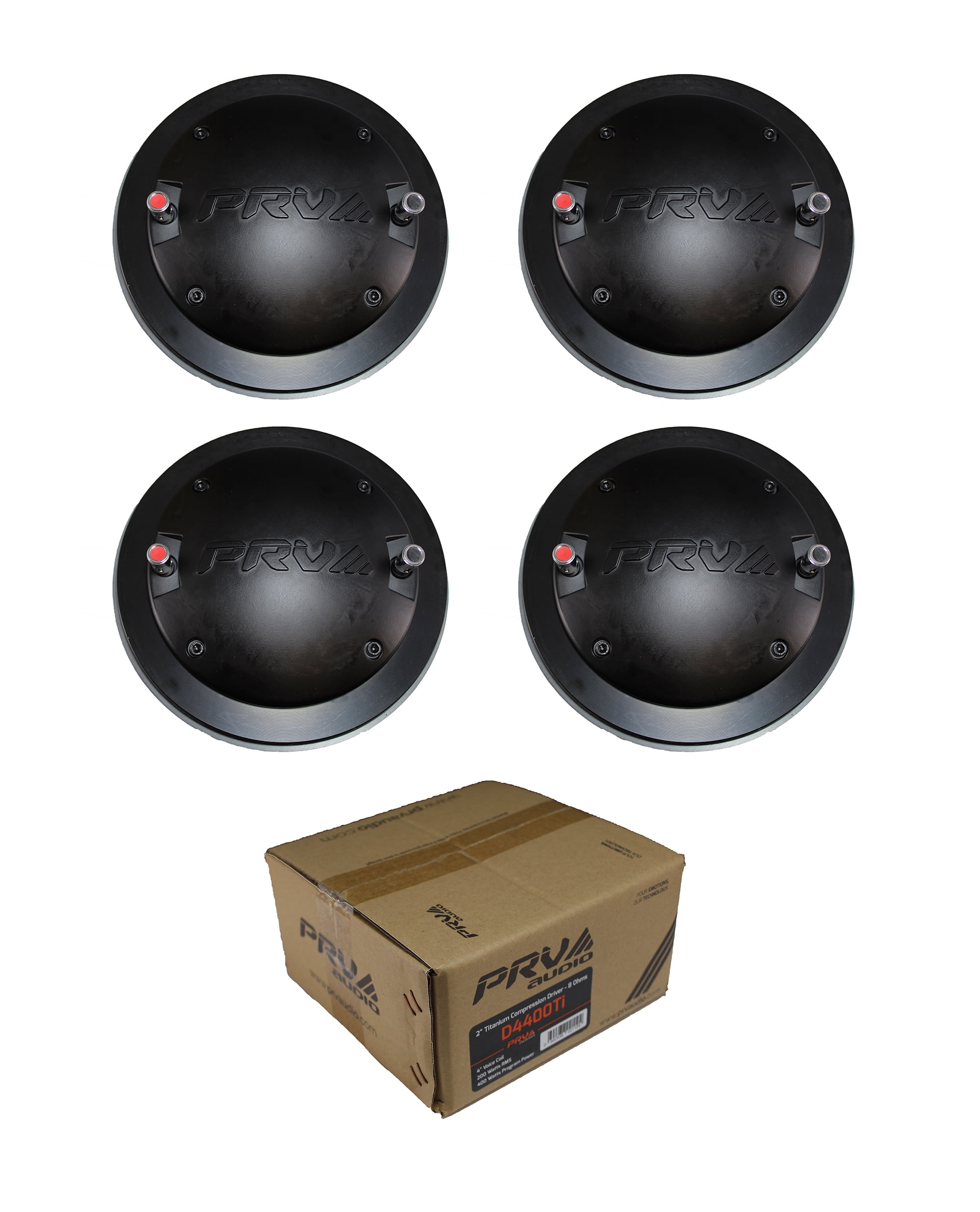 Pair of 2 800W 8 Ohm Exit Titanium Compression Driver D4400Ti