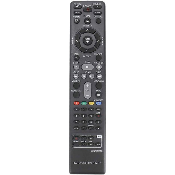 AKB73775801 Control remoto de repuesto para sistema de cine en casa LG Blu-ray BH5140 BH5140S S54S1-S S54T1-W BH5440P S54T1-S S54T1-C BH5540T BH5140SF0 LHB655 S65T1-S S65T1-C S65T1-W LHB655FB LHB675