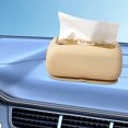 thumbnail image 5 of Suction Cup Tissue Storage Rack Paper Towel Container Wall Mounted Silicone Tissue Dispenser Fashionable Tissue Box, 5 of 8