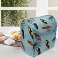 thumbnail image 3 of Surfing Stand Mixer Cover, Surfboards in the Sea with Palm Tree Silhouettes Ocean Summer Hawaiian, Kitchen Appliance Organizer Bag Cover with Pockets, 5 Quarts, Blue Black and Red, by Ambesonne, 3 of 4