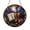 Acrylic 10 Inch, variant on Music Theme Stained Glass Style Suncatcher, Decorative Window Hanging Art with Musical Notes Design, Creative Glass Panel Decor, Artistic Home Accent