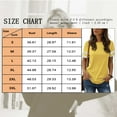 thumbnail image 2 of TEMOFON Color Block T Shirt for Womens Short Sleeve Top Casual Tunic Tops Crew Neck Striped Shirts Yellow Tee 2025, 2 of 6
