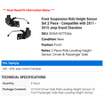 thumbnail image 2 of Front Suspension Ride Height Sensor Set 2 Piece - Compatible with 2011 - 2015 Jeep Grand Cherokee 2012 2013 2014, 2 of 2