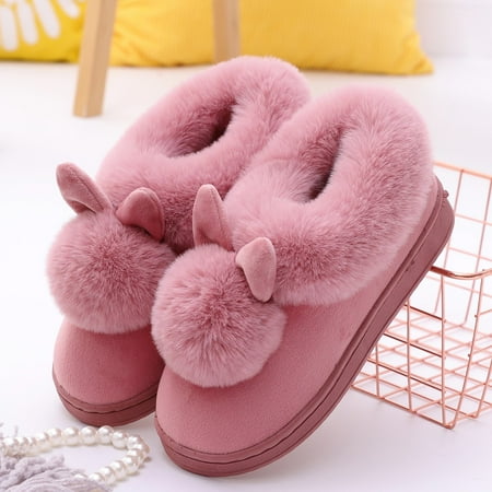 

Summer Slippers For Women Beach Accesseories Flip Flops For Women Women S Winter Home Furry Rabbit Ears Indoor Slippers Soft Comfort Footwear Shoe Swimming Pool Accessories Mens Women Slippers