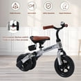 thumbnail image 3 of 3in 1 Tricycle for Toddlers Age 2-5 Years Old Boys Girls with Detachable Pedal And Training Wheels, Baby Balance Bike Trikes Riding Toys, Ride-on Bike Toys Bike Birthday Gift for Outdoor And Indoor, 3 of 12