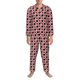 thumbnail image 3 of Fotbe Playing Cards Pijama de Hombre con Estampado de Manga Larga, Conjunto de 2 Piezas, Ropa de Dormir Suave y Cómoda con Bolsillos-X-Large, 3 of 7