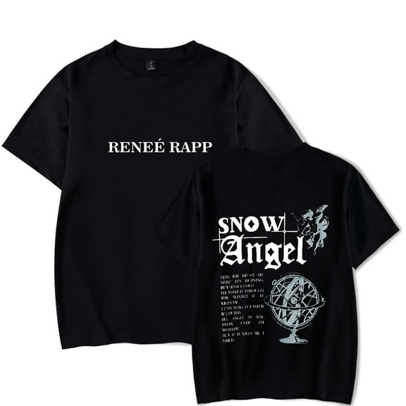 Reneé Rapp Merch Snow Angel Tour T-shirt Short Sleeve Women Men Summer Tee Top Tshirt