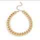 thumbnail image 2 of Gargantilla Cubana Punk, Collar De Aleación De Hip Hop, Cadena Gruesa De Color Dorado, Cadena De Clavícula Unisex De Hip-Hop sonducket AP007236-01, 2 of 6