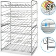 thumbnail image 2 of Can Rack Organizer  Stackable Can Storage Dispenser Holds up to 36 Cans for Kitchen Cabinet or Pantry  Silver, 2 of 6