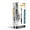 Black Ink, variant on Zebra G-301 Stainless Steel Retractable Gel Pen, Medium Point, 0.7mm, Black Ink, 12-Count